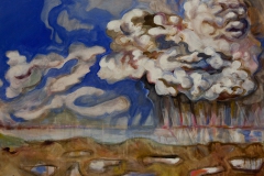 Schäfchenwolken über der Nordsee