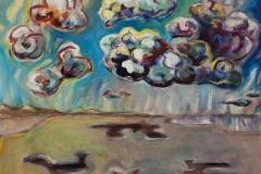 Septemberwolken über der Insel